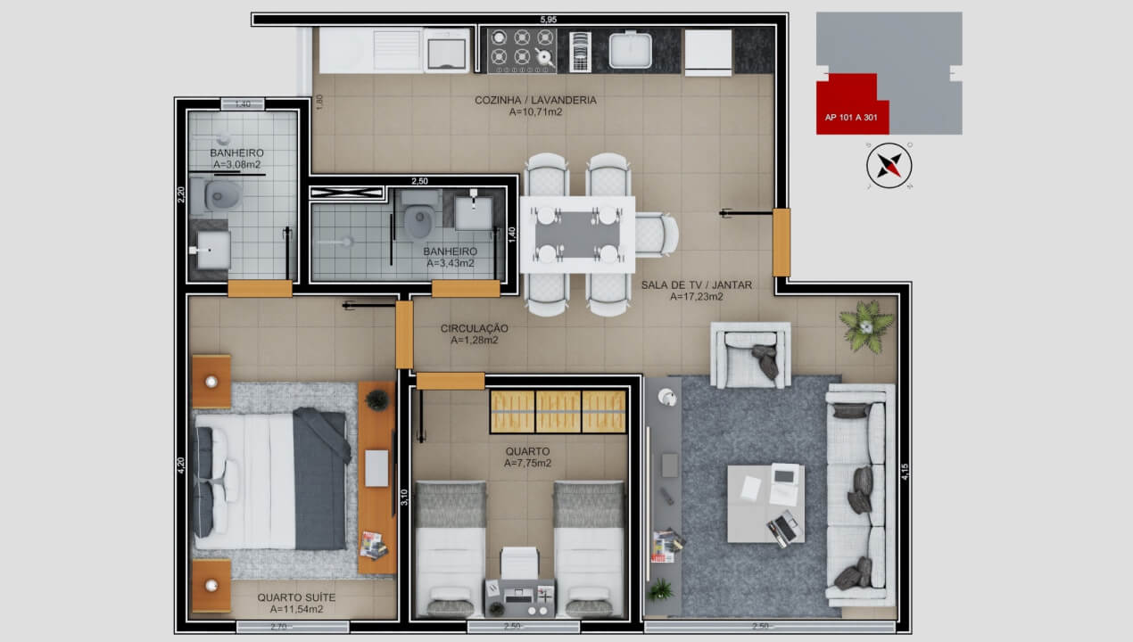 Layout Ap. 101 - 301